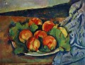 桃の皿 ポール・セザンヌ 印象派の静物画